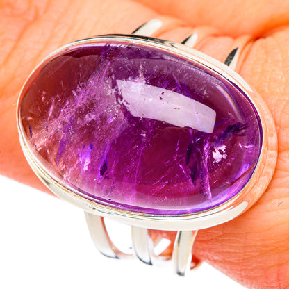 Star Amethyst Rings handcrafted by Ana Silver Co - RING96561