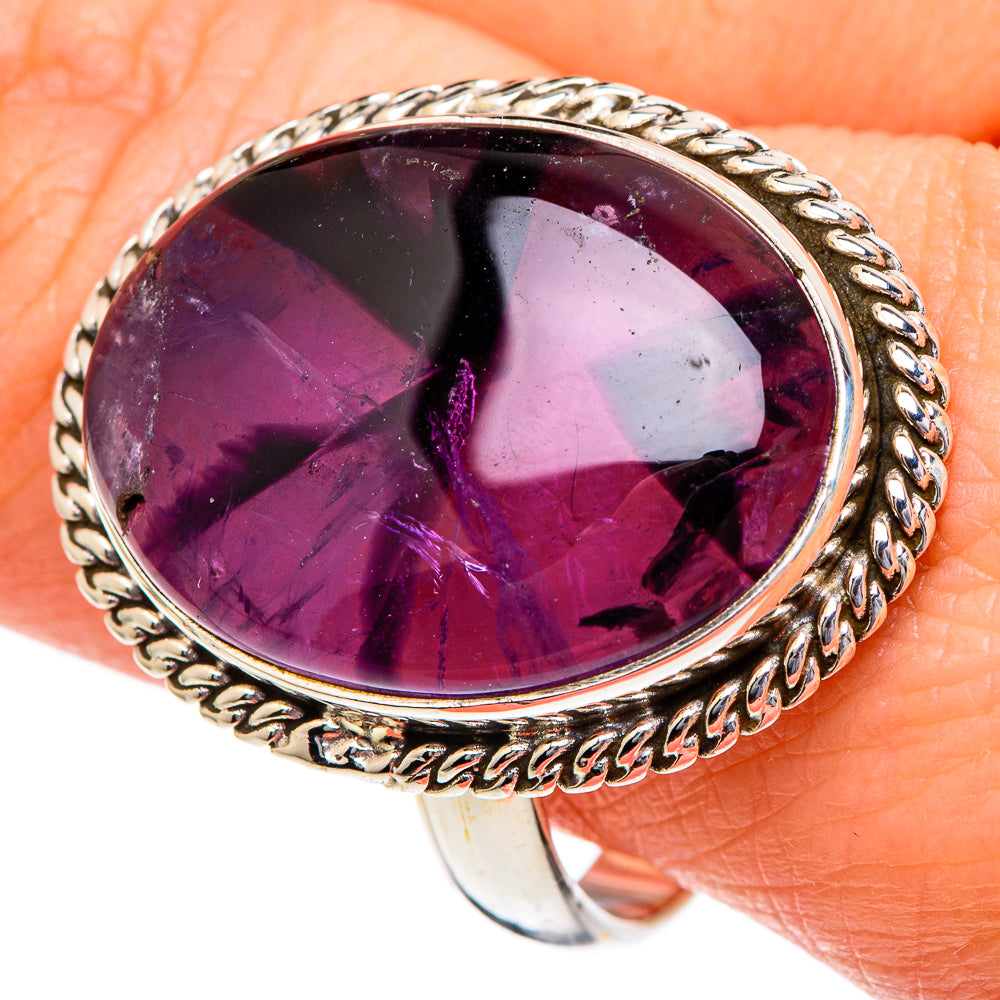 Star Amethyst Rings handcrafted by Ana Silver Co - RING96563