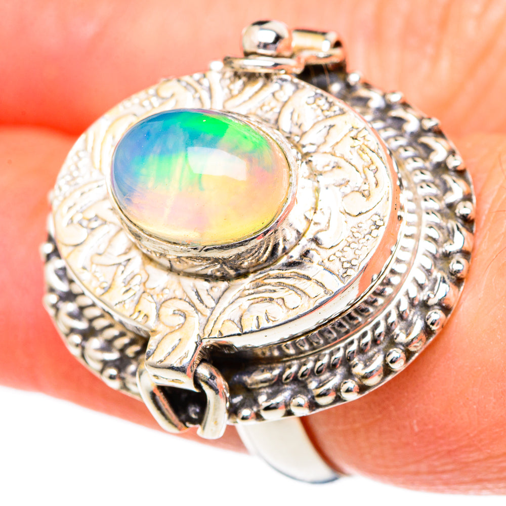 Ethiopian Opal Rings handcrafted by Ana Silver Co - RING96568