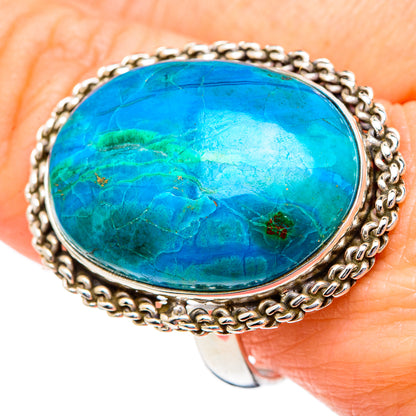 Chrysocolla Rings handcrafted by Ana Silver Co - RING96577