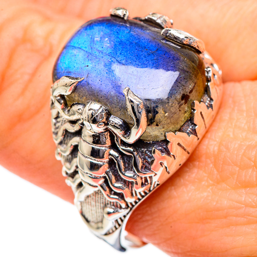 Labradorite Rings handcrafted by Ana Silver Co - RING96579