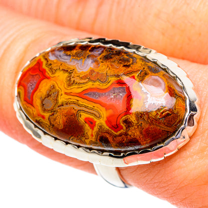 Moroccan Agate Rings handcrafted by Ana Silver Co - RING96586
