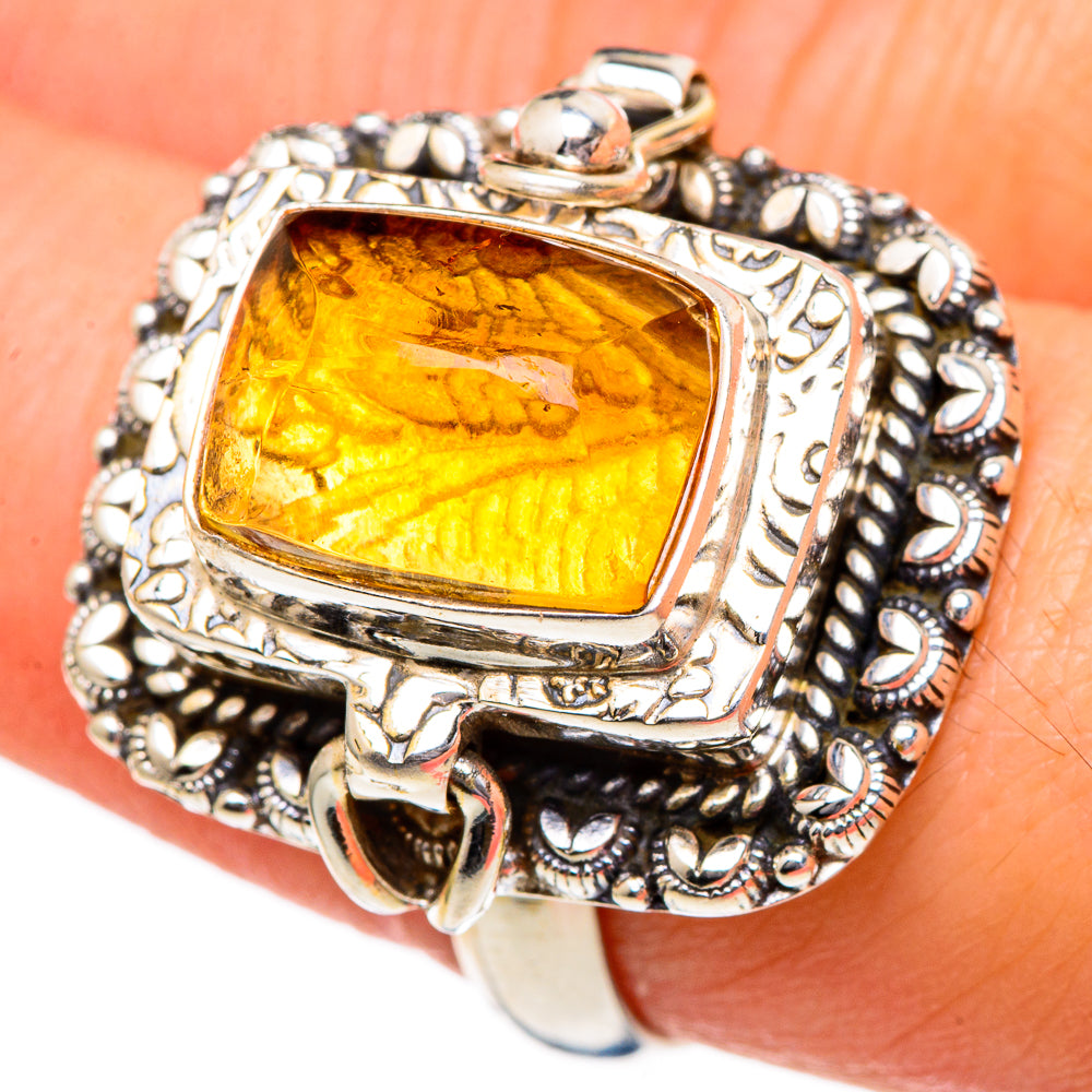 Citrine Rings handcrafted by Ana Silver Co - RING96590