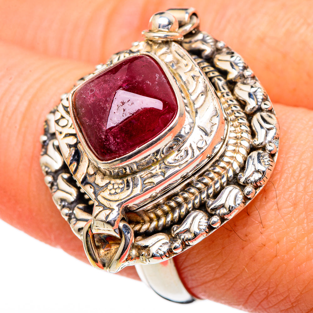 Pink Tourmaline Rings handcrafted by Ana Silver Co - RING96592
