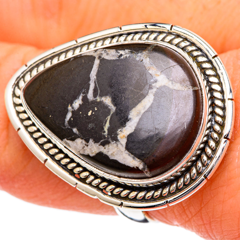 Septarian Geode Rings handcrafted by Ana Silver Co - RING96600