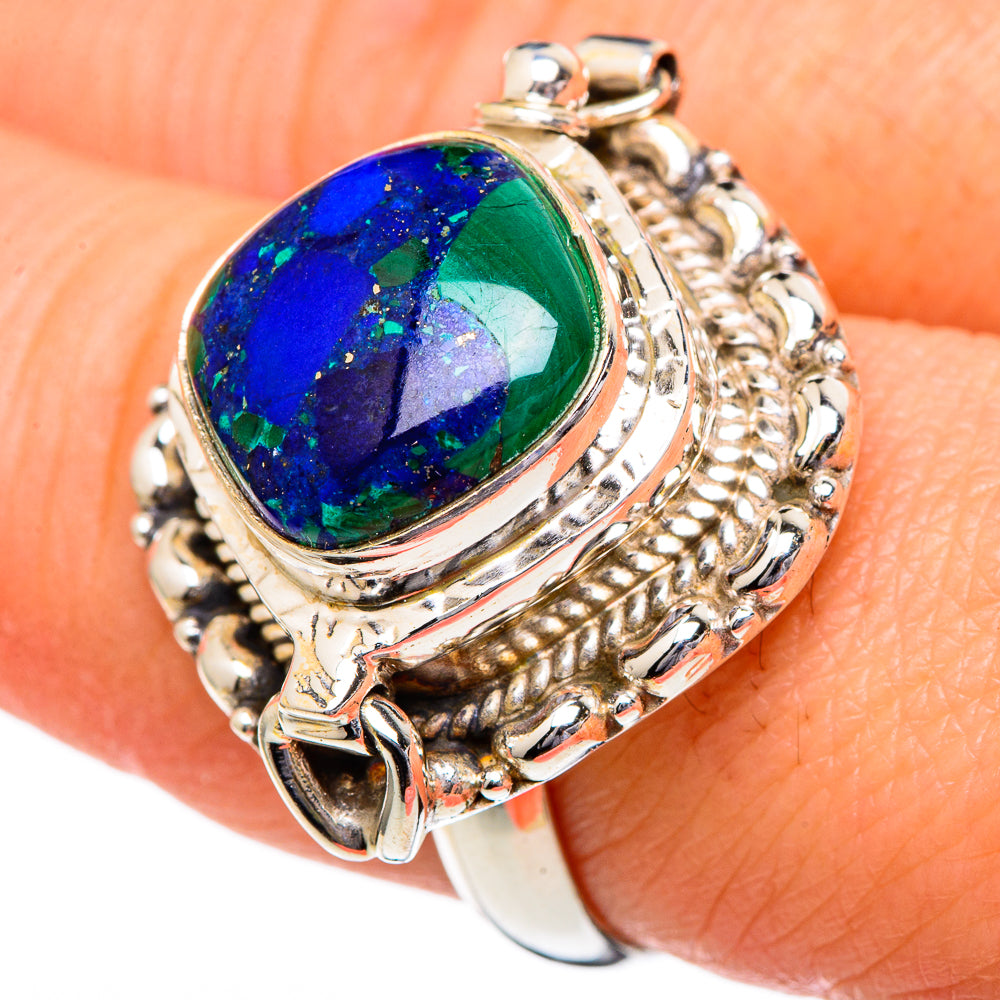 Azurite Rings handcrafted by Ana Silver Co - RING96602
