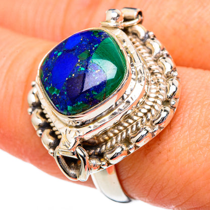 Azurite Rings handcrafted by Ana Silver Co - RING96602