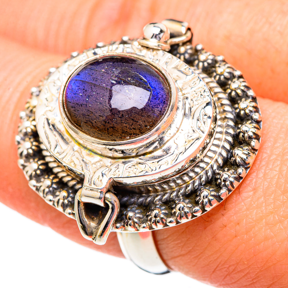 Labradorite Rings handcrafted by Ana Silver Co - RING96604