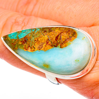 Peruvian Opal Rings handcrafted by Ana Silver Co - RING96607