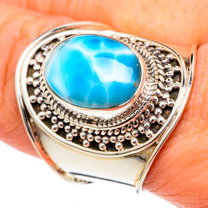 Larimar Rings handcrafted by Ana Silver Co - RING96610