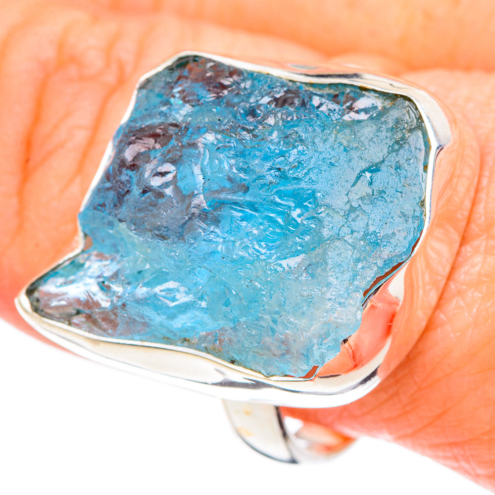 Aquamarine Rings handcrafted by Ana Silver Co - RING96611