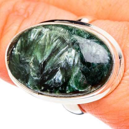 Seraphinite Rings handcrafted by Ana Silver Co - RING96617