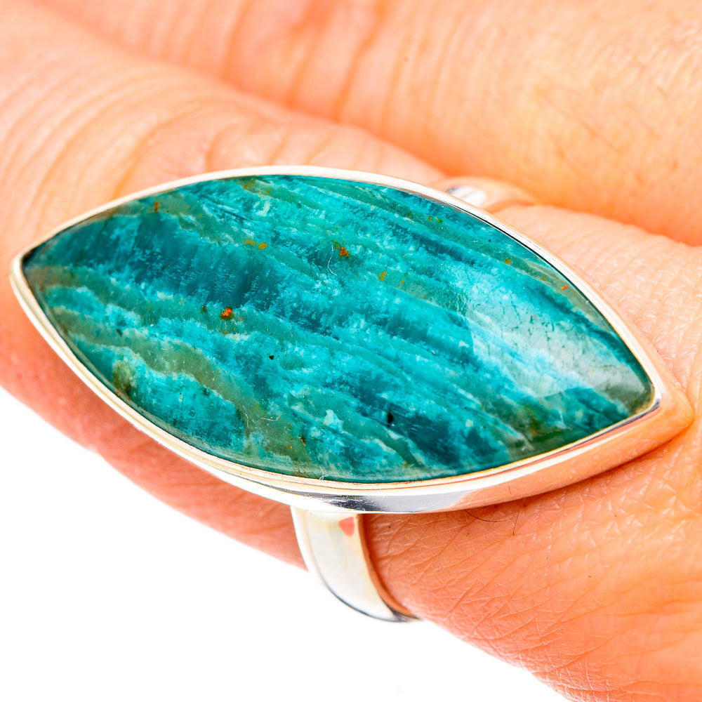 Amazonite Rings handcrafted by Ana Silver Co - RING96619