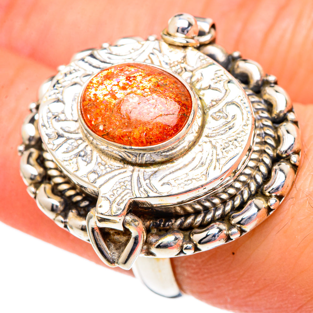 Sunstone Rings handcrafted by Ana Silver Co - RING96628