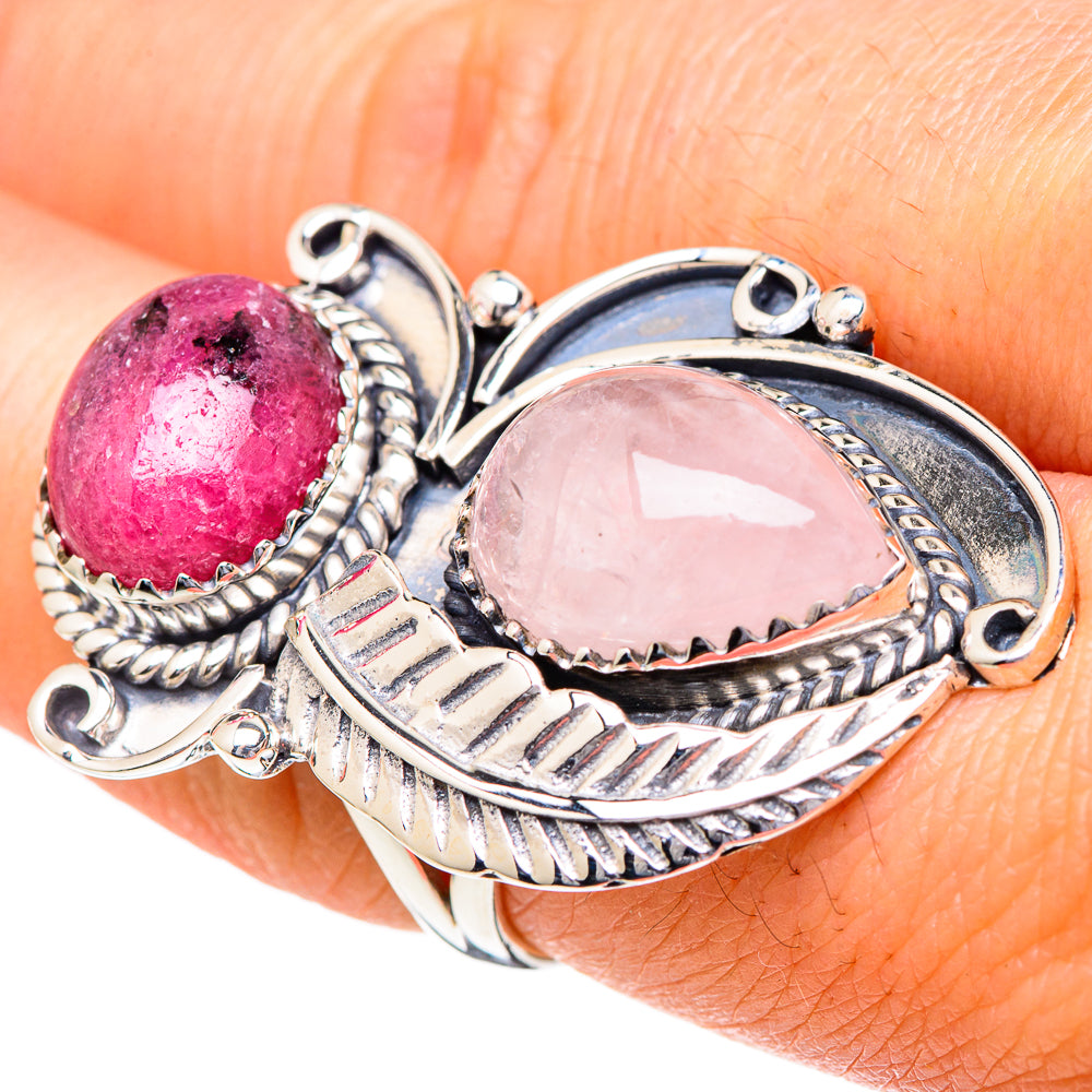 Rose Quartz Rings handcrafted by Ana Silver Co - RING96629