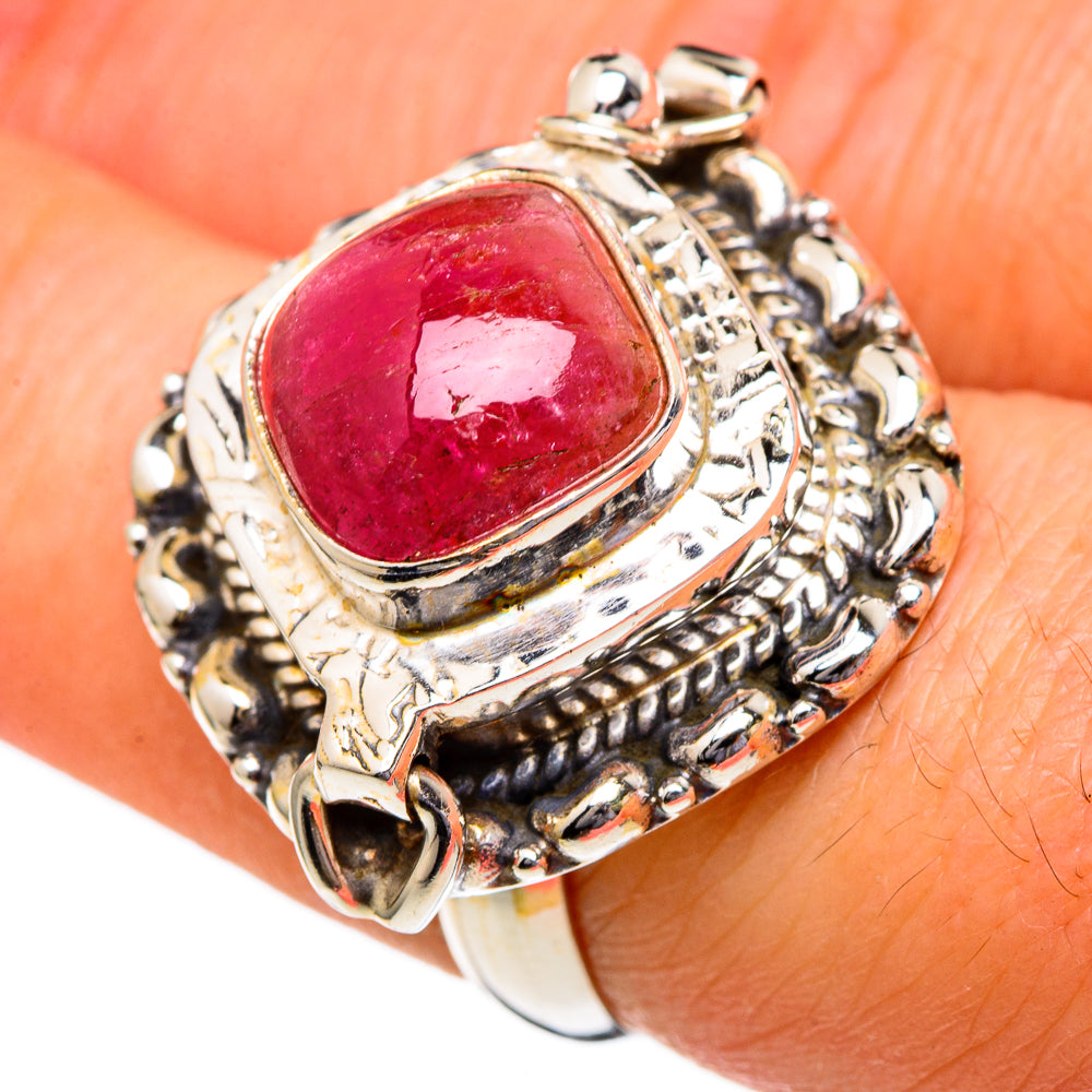 Pink Tourmaline Rings handcrafted by Ana Silver Co - RING96630