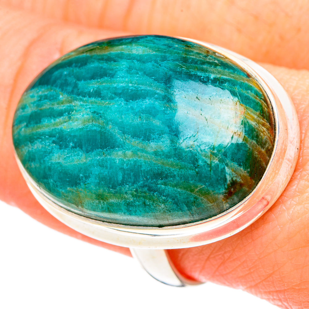 Amazonite Rings handcrafted by Ana Silver Co - RING96647