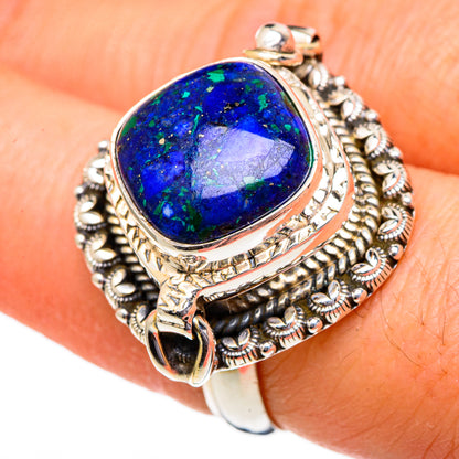 Azurite Rings handcrafted by Ana Silver Co - RING96664
