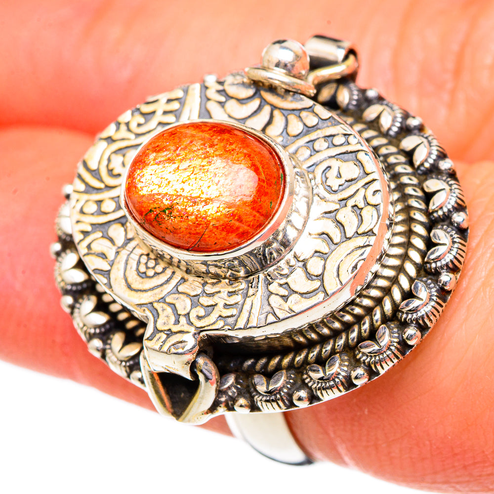 Sunstone Rings handcrafted by Ana Silver Co - RING96674