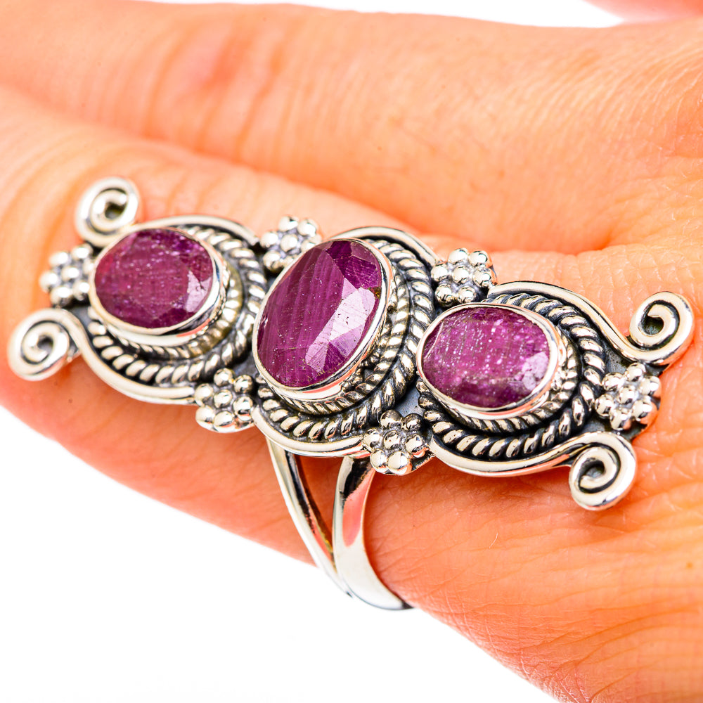 Ruby Rings handcrafted by Ana Silver Co - RING96675