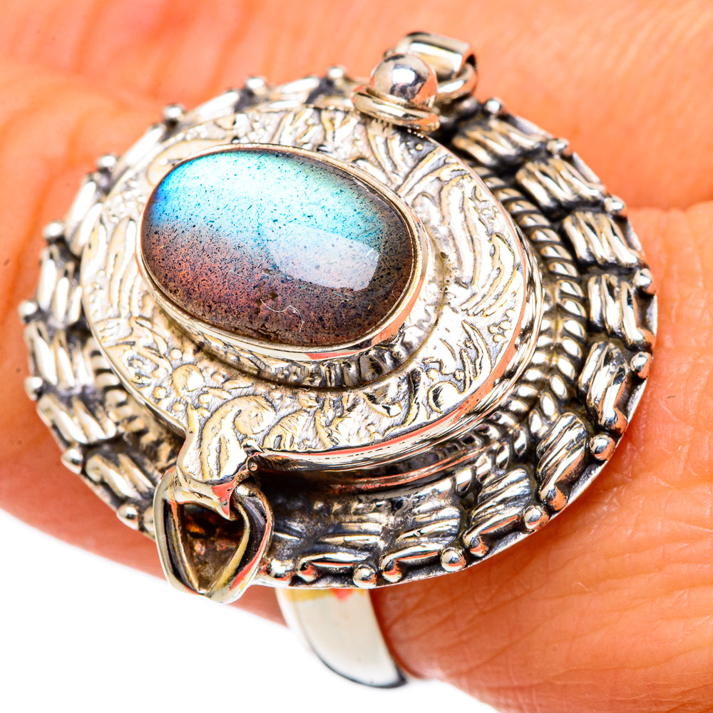 Labradorite Rings handcrafted by Ana Silver Co - RING96680