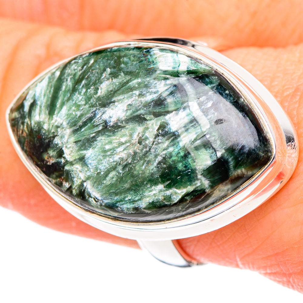 Seraphinite Rings handcrafted by Ana Silver Co - RING96682