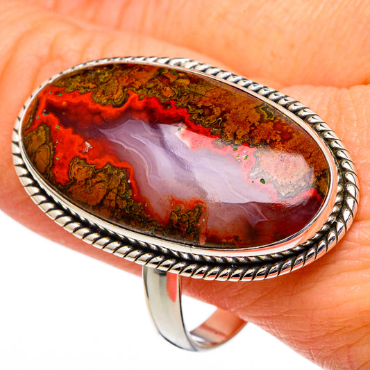 Moroccan Agate Rings handcrafted by Ana Silver Co - RING96683