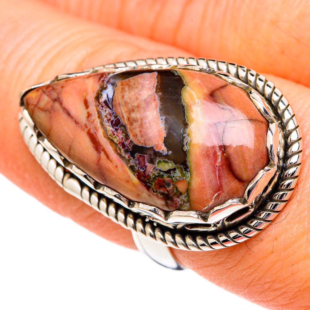 Butterfly Jasper Rings handcrafted by Ana Silver Co - RING96684