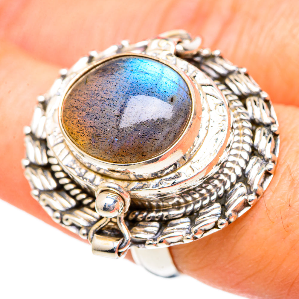 Labradorite Rings handcrafted by Ana Silver Co - RING96690