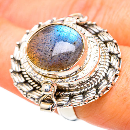 Labradorite Rings handcrafted by Ana Silver Co - RING96690