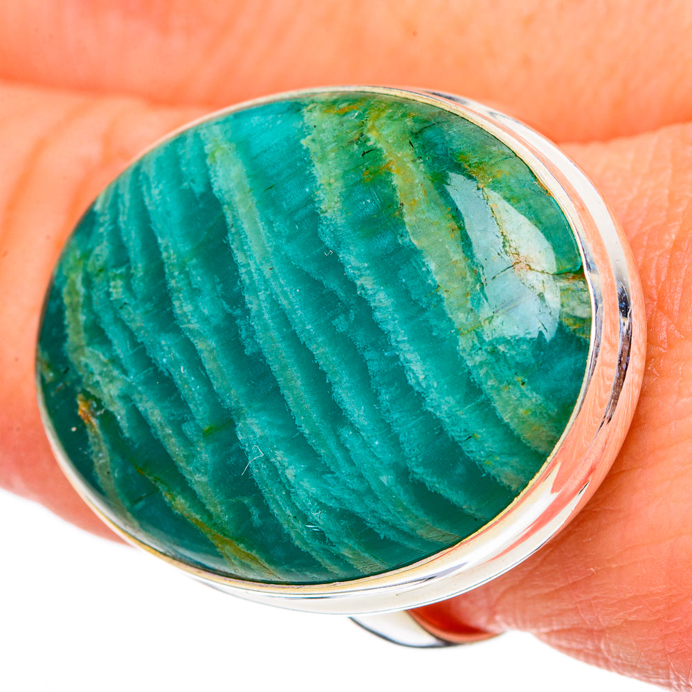 Amazonite Rings handcrafted by Ana Silver Co - RING96693