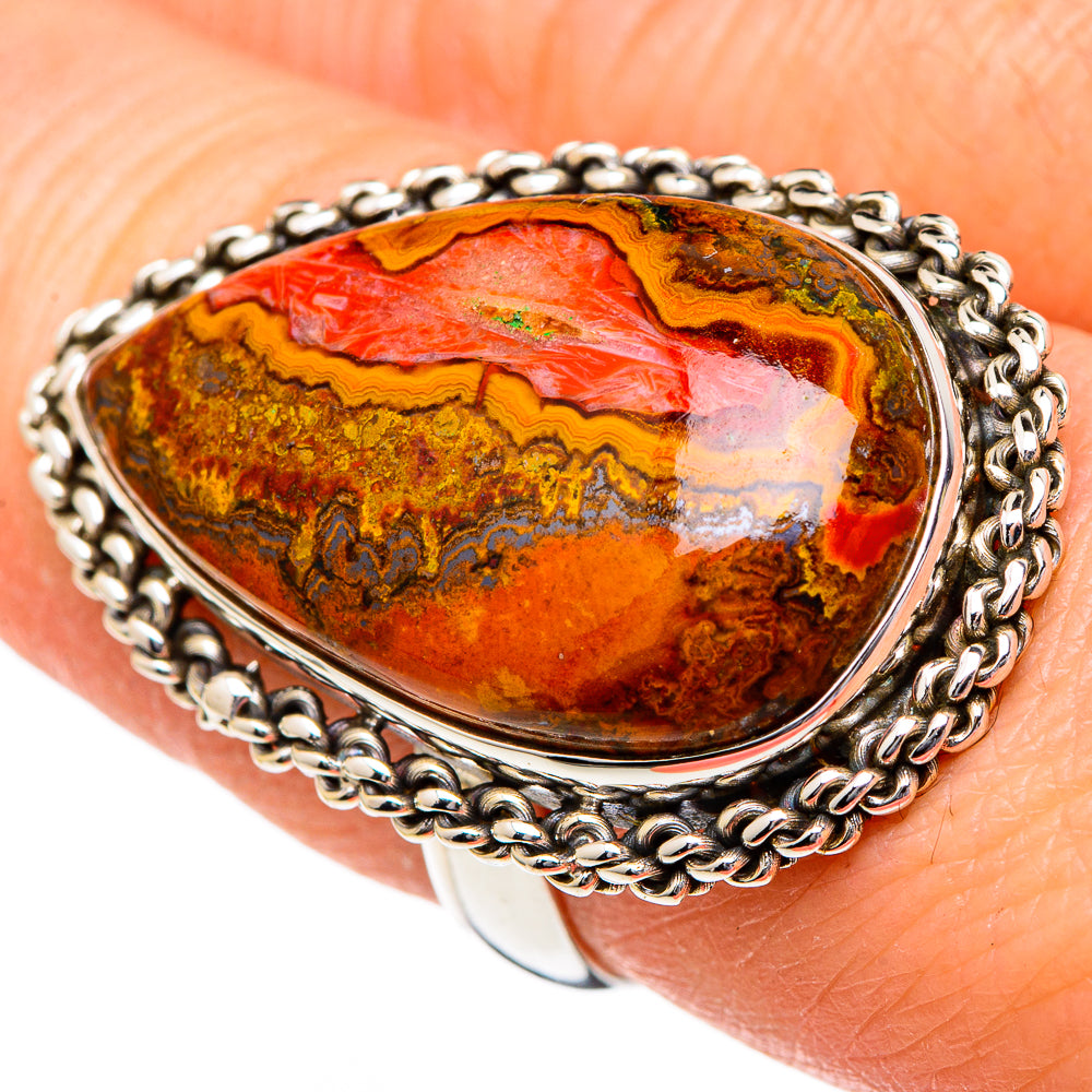 Moroccan Agate Rings handcrafted by Ana Silver Co - RING96696