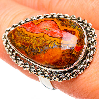Moroccan Agate Rings handcrafted by Ana Silver Co - RING96696