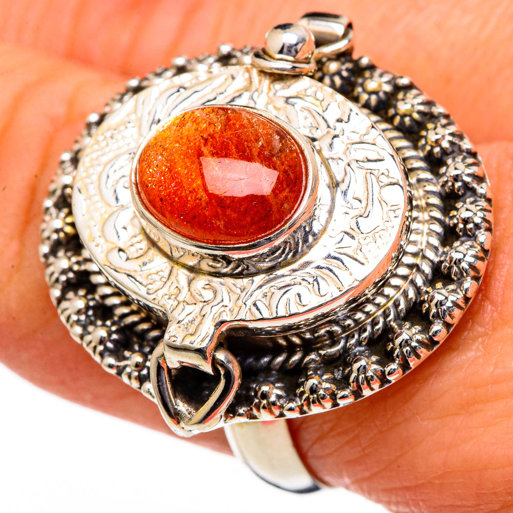 Sunstone Rings handcrafted by Ana Silver Co - RING96697
