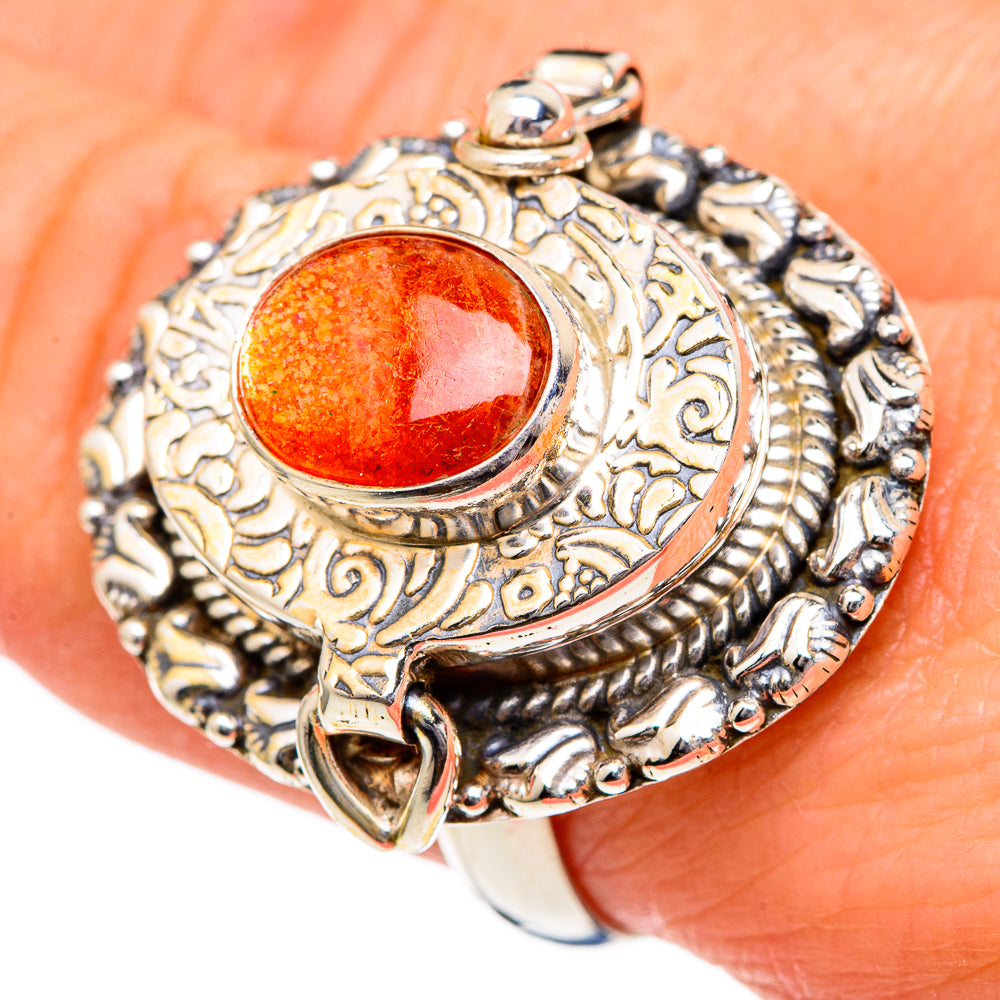 Sunstone Rings handcrafted by Ana Silver Co - RING96698