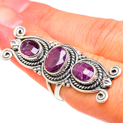Ruby Rings handcrafted by Ana Silver Co - RING96699
