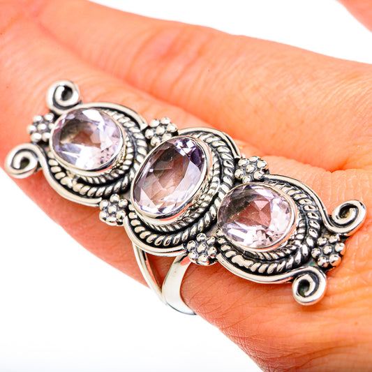 Kunzite Rings handcrafted by Ana Silver Co - RING96700