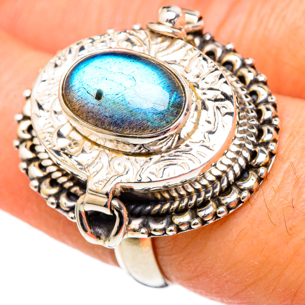Labradorite Rings handcrafted by Ana Silver Co - RING96706
