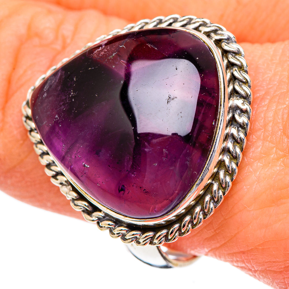 Star Amethyst Rings handcrafted by Ana Silver Co - RING96718
