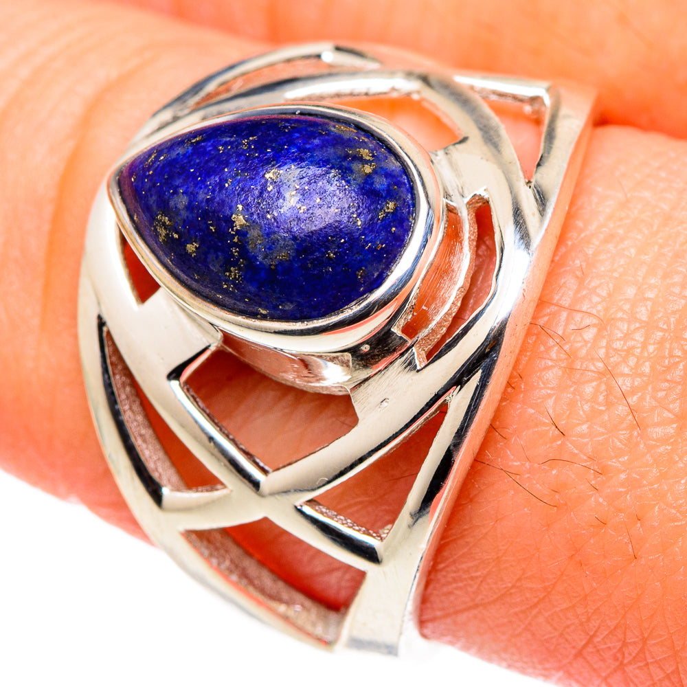 Lapis Lazuli Rings handcrafted by Ana Silver Co - RING96723