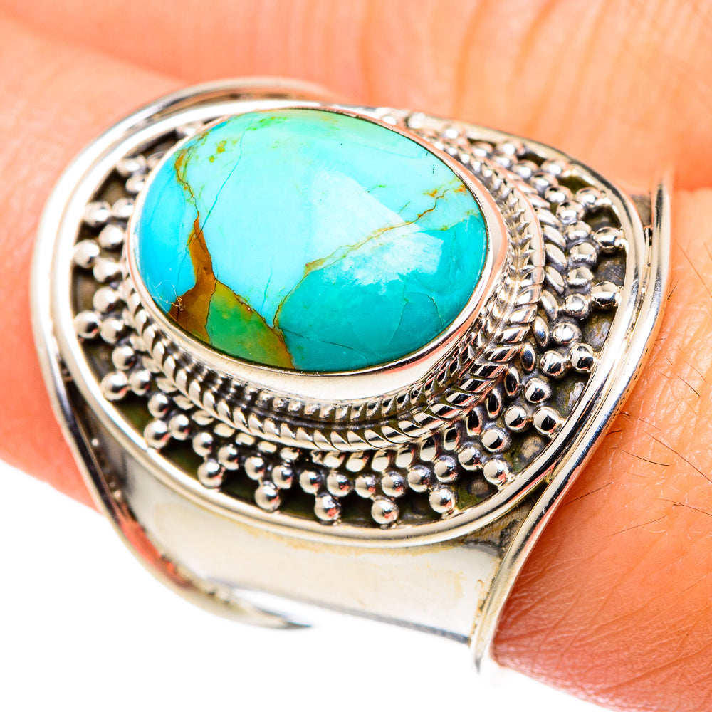 Chrysocolla Rings handcrafted by Ana Silver Co - RING96724