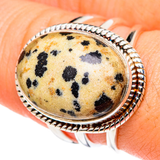 Dalmatian Jasper Rings handcrafted by Ana Silver Co - RING96730