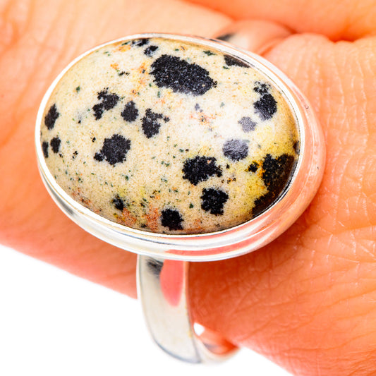 Dalmatian Jasper Rings handcrafted by Ana Silver Co - RING96731