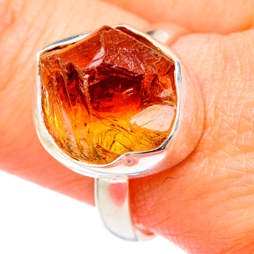 Citrine Rings handcrafted by Ana Silver Co - RING96733
