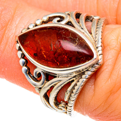 Baltic Amber Rings handcrafted by Ana Silver Co - RING96734