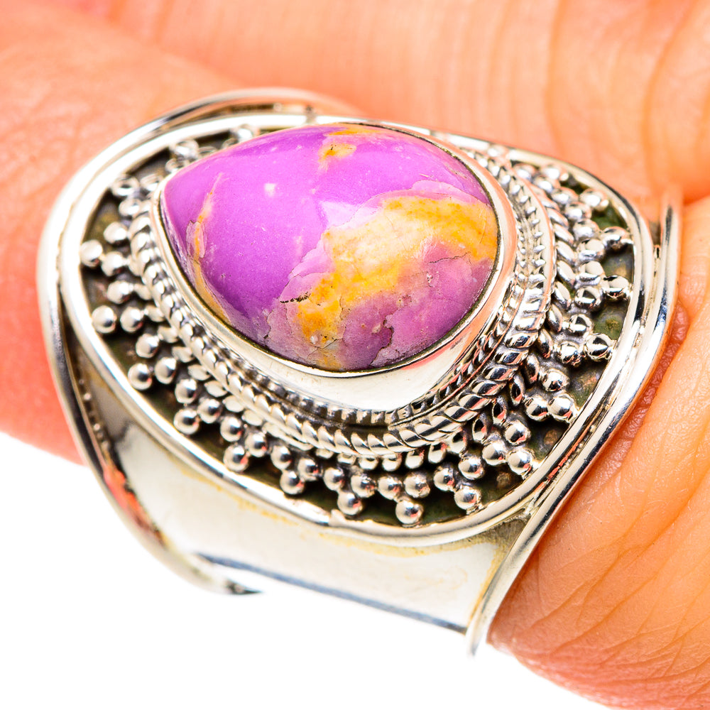 Phosphosiderite Rings handcrafted by Ana Silver Co - RING96740