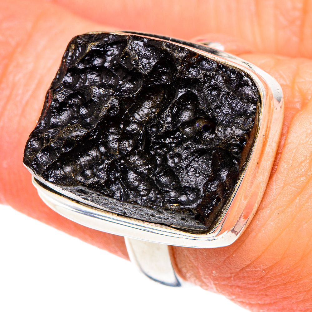 Tektite Rings handcrafted by Ana Silver Co - RING96746