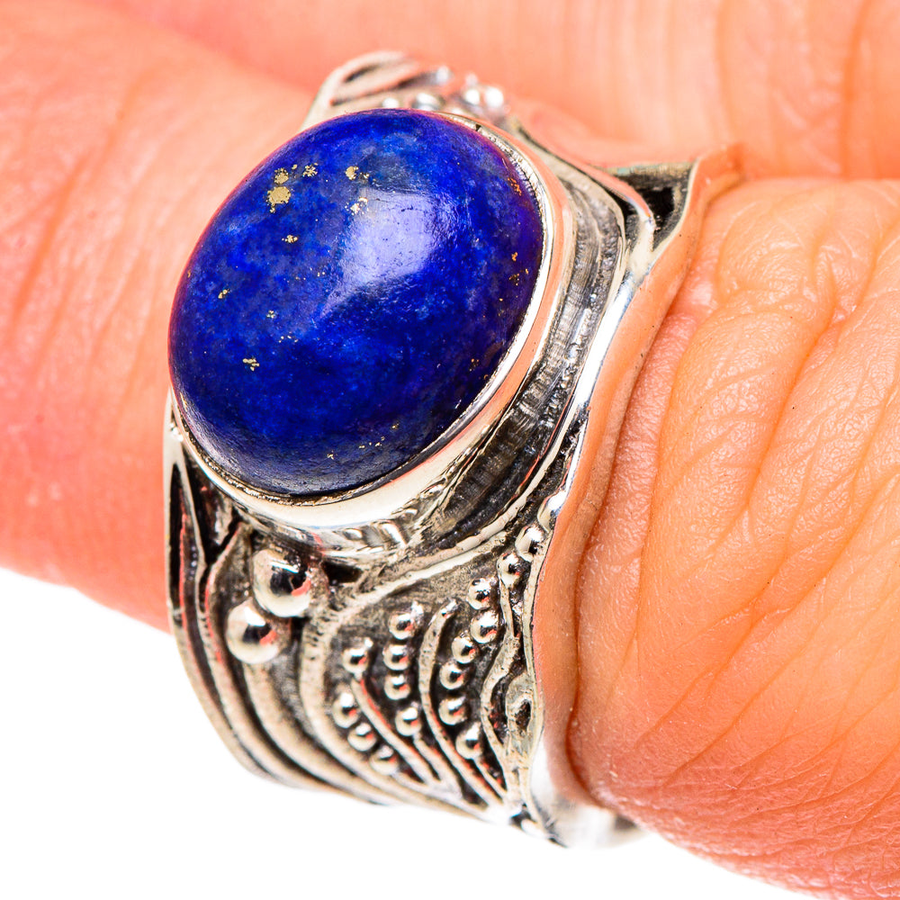 Lapis Lazuli Rings handcrafted by Ana Silver Co - RING96754