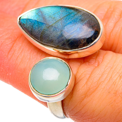 Labradorite Rings handcrafted by Ana Silver Co - RING96756
