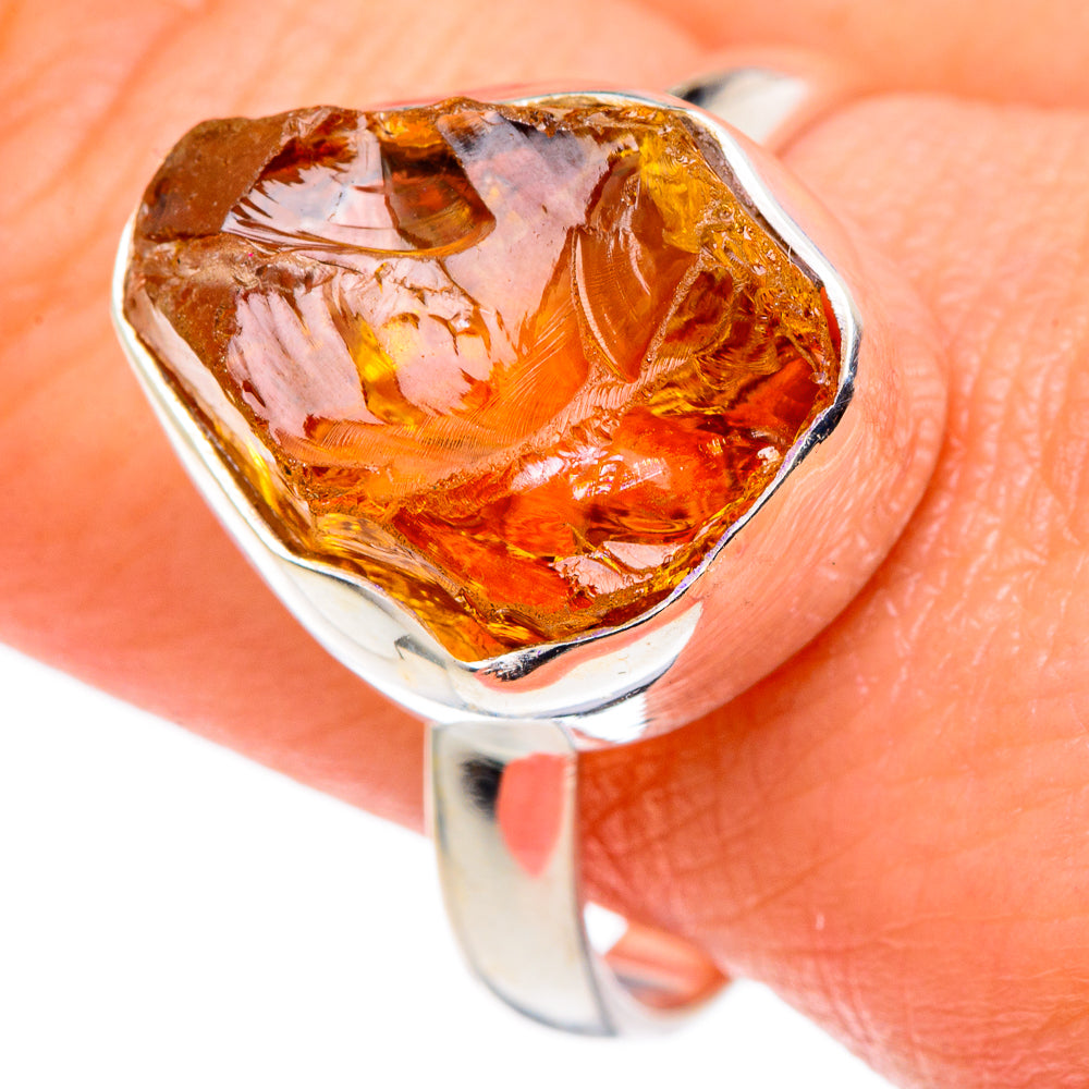 Citrine Rings handcrafted by Ana Silver Co - RING96762